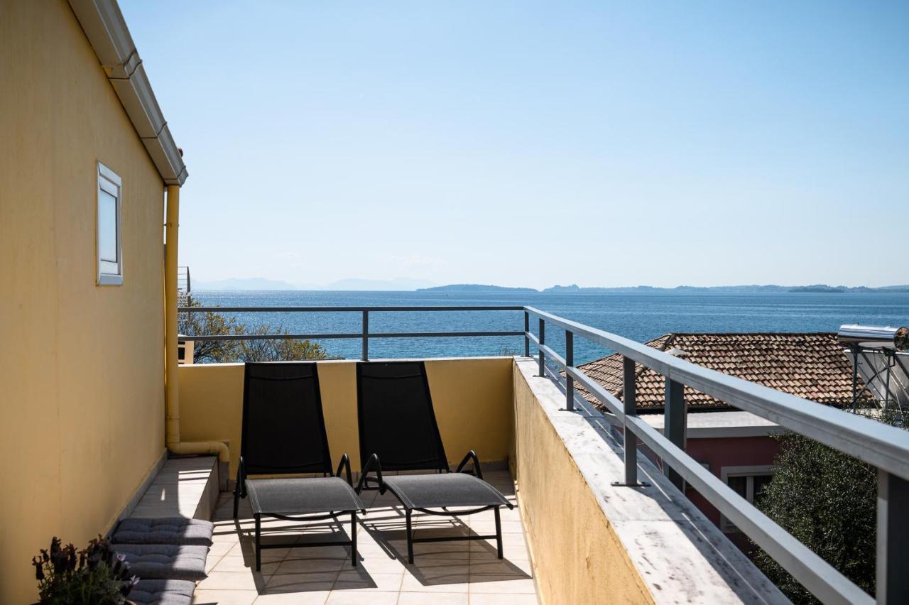 The Seaview Corner Apartments By Konnect, Ipsos Corfu Екстериор снимка